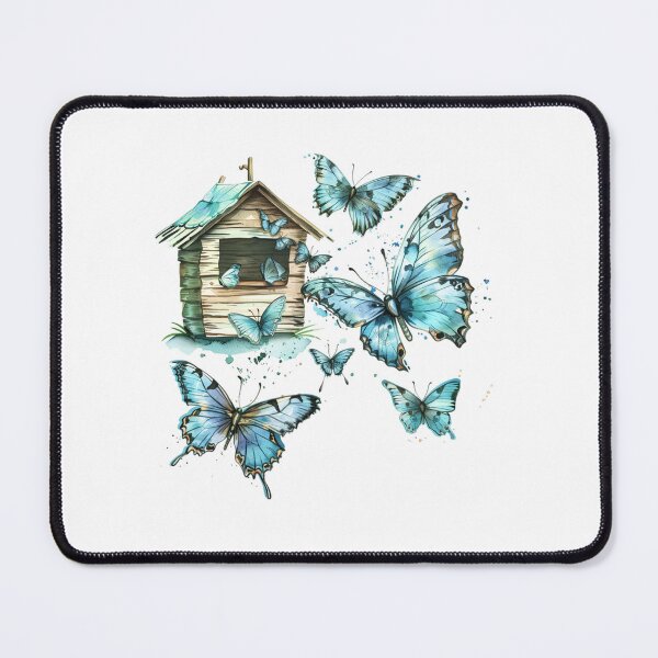 Item preview, Blue Butterfly | Elegant Nature Aesthetic Art ? designed and sold by Mandayartstudio.