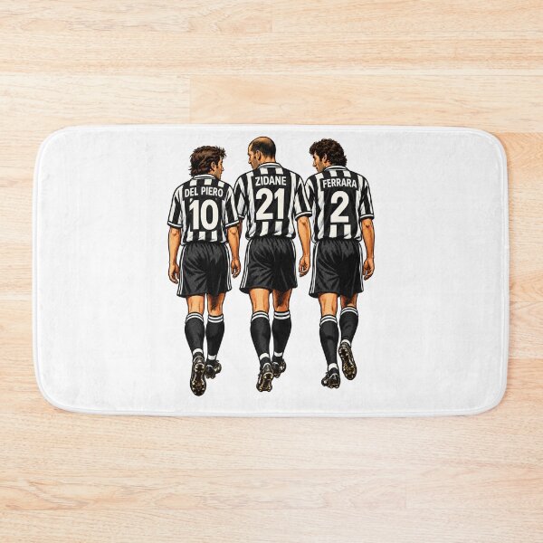 Artikelvorschau, Juventus Del Piero Zidane Ferrara Bianconeri entworfen und verkauft von Tony Panini Retro.