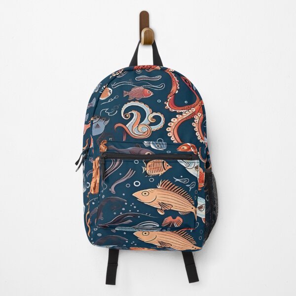 Item preview, A Vibrant Exploration of Ocean Depths A Lively Pattern Featuring a Colorful Array of Marine Life, Including Fish, Octopuses, and Other Aquatic Creatures designed and sold by Matt_Smith.