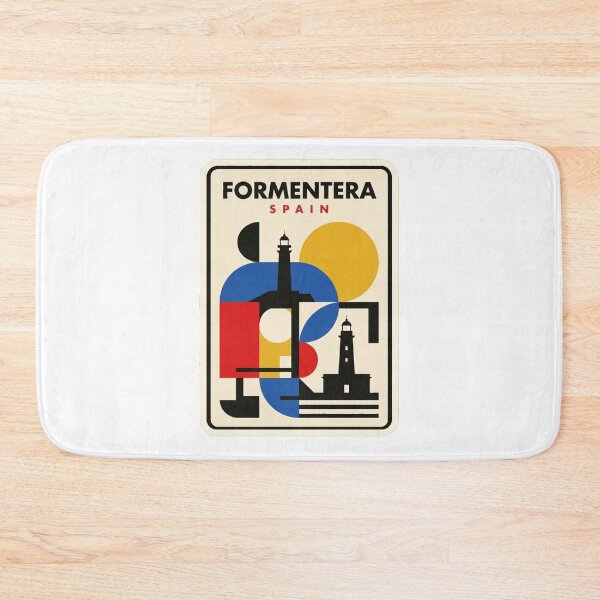 Item preview, Retro Formentera Bauhaus Geometric Skyline designed and sold by k3rstman1.