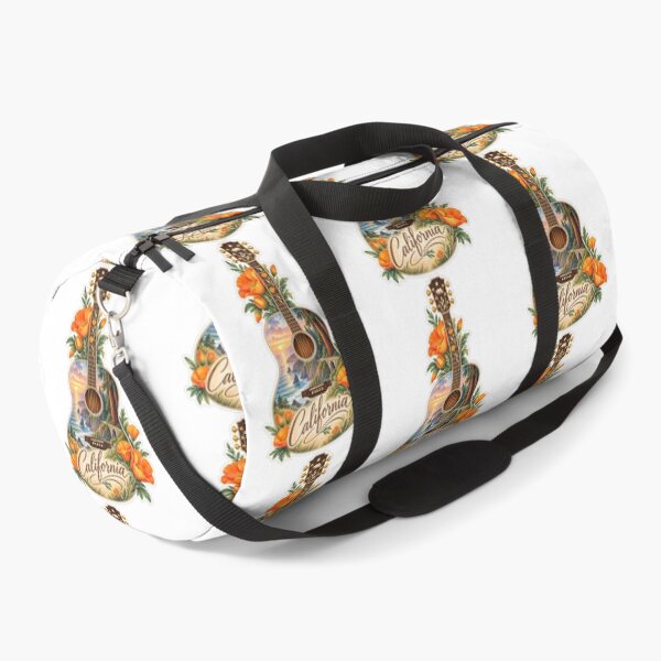 Item preview, California Golden Coast Watercolor Guitar designed and sold by Whimspired By Paxx.
