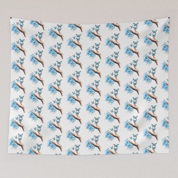 Item preview, Blue Butterfly | Elegant Nature Aesthetic Art ? designed and sold by Mandayartstudio.