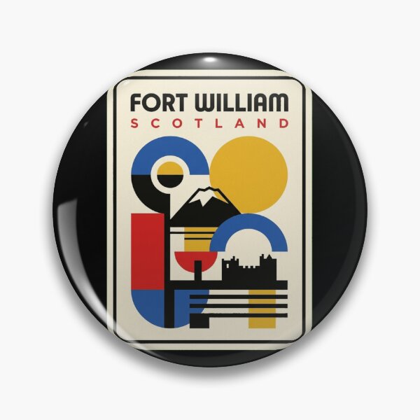 Item preview, Retro Fort William Bauhaus Geometric Skyline designed and sold by k3rstman1.