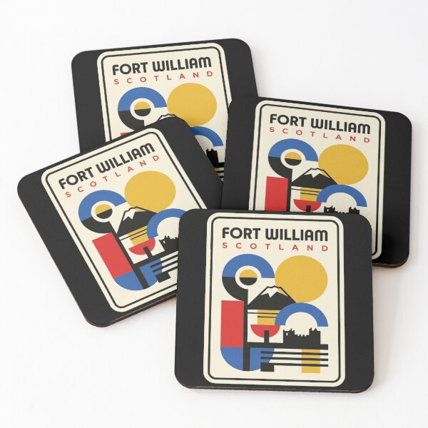 Item preview, Retro Fort William Bauhaus Geometric Skyline designed and sold by k3rstman1.