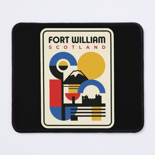 Item preview, Retro Fort William Bauhaus Geometric Skyline designed and sold by k3rstman1.