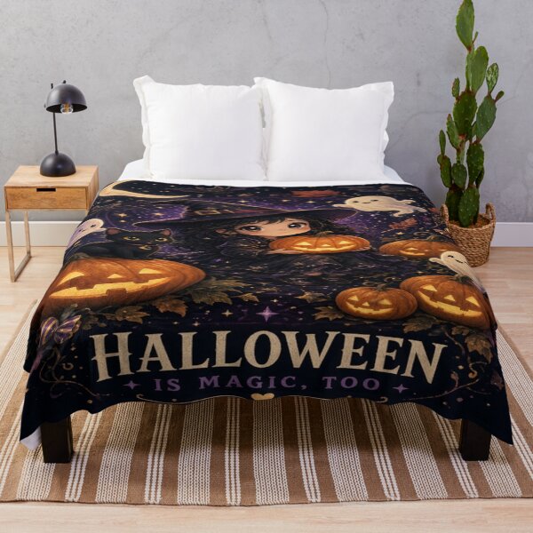Item preview, Cute Witch Halloween Magic Night designed and sold by Naynners Designs.