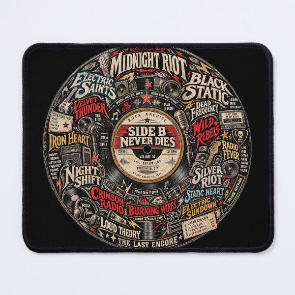 Item preview, Side B Never Dies Vinyl Record Rock designed and sold by karudondesigns.