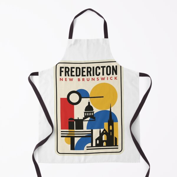 Item preview, Retro Fredericton Bauhaus Geometric Skyline designed and sold by k3rstman1.