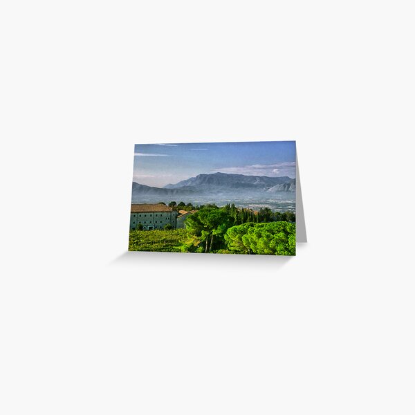 Vineyard in Monte Cassino Greeting Card