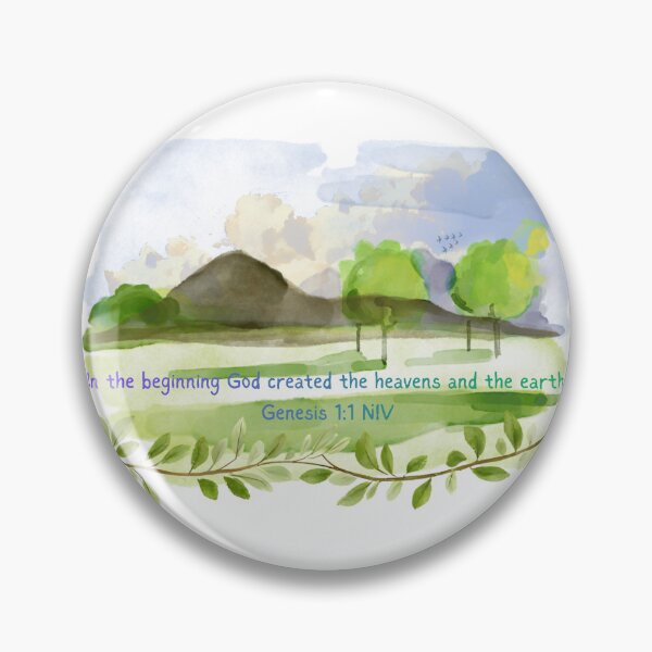 Item preview, Bible Art - Genesis 1:1 In The Beginning designed and sold by Boy and Belugee.