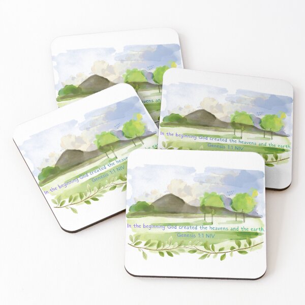 Item preview, Bible Art - Genesis 1:1 In The Beginning designed and sold by Boy and Belugee.