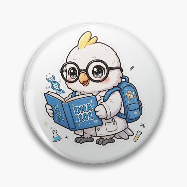 Item preview, Cute Cockatoo Science Student DNA 101 designed and sold by Wildlife-Walk.