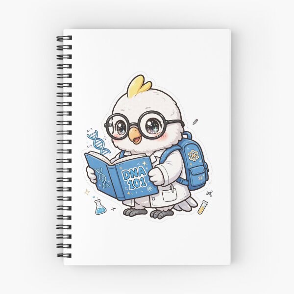 Item preview, Cute Cockatoo Science Student DNA 101 designed and sold by Wildlife-Walk.