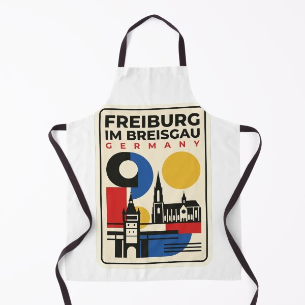 Item preview, Retro Freiburg Im Breisgau Bauhaus Geometric Skyline designed and sold by k3rstman1.