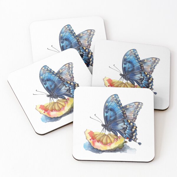 Item preview, Blue Butterfly | Elegant Nature Aesthetic Art ? designed and sold by Mandayartstudio.