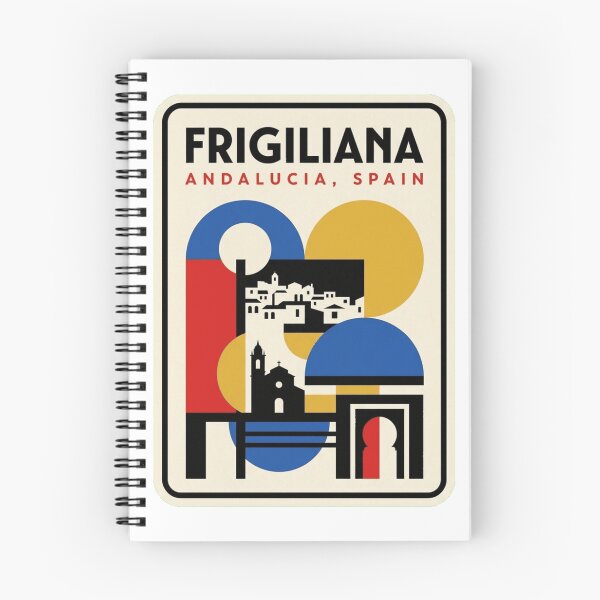 Item preview, Retro Frigiliana Bauhaus Geometric Skyline designed and sold by k3rstman1.