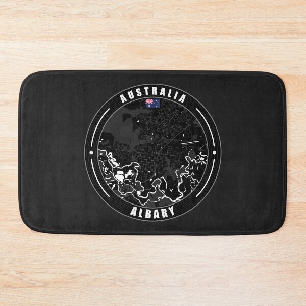 Item preview, Albury Australia City Map  designed and sold by Thistle-TShop.