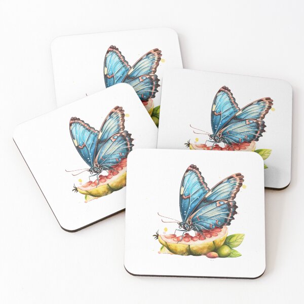 Item preview, Blue Butterfly | Elegant Nature Aesthetic Art ? designed and sold by Mandayartstudio.
