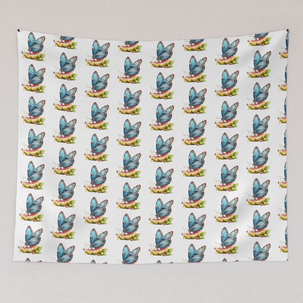 Item preview, Blue Butterfly | Elegant Nature Aesthetic Art ? designed and sold by Mandayartstudio.