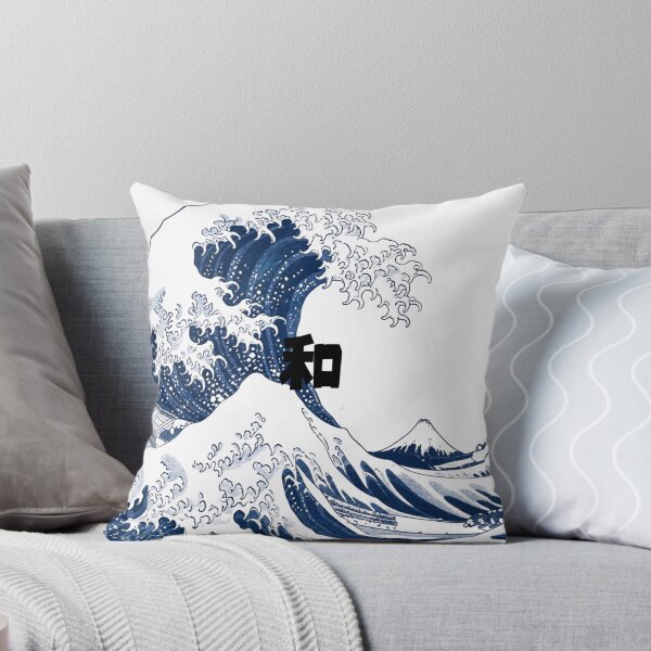 Item preview, Wa - Harmony | Japanese Great Wave | Japanese Design designed and sold by JapanMemoir.