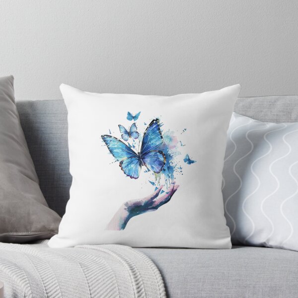 Item preview, Blue Butterfly | Elegant Nature Aesthetic Art ? designed and sold by Mandayartstudio.