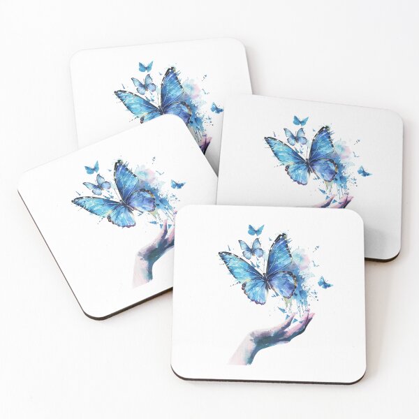 Item preview, Blue Butterfly | Elegant Nature Aesthetic Art ? designed and sold by Mandayartstudio.