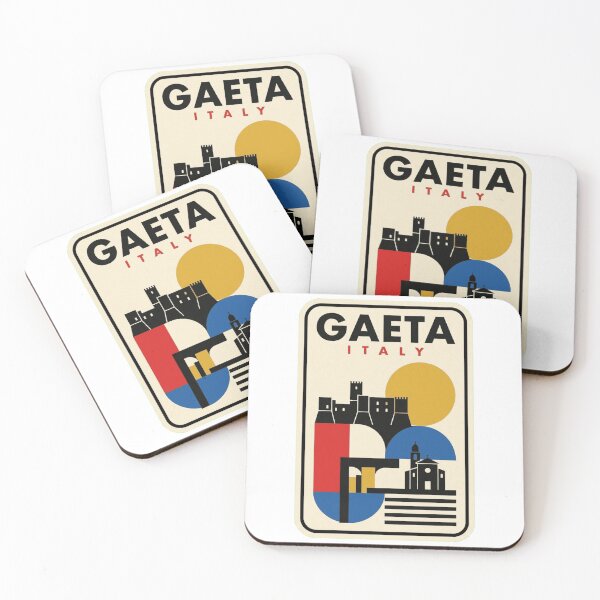 Item preview, Retro Gaeta Bauhaus Geometric Skyline designed and sold by k3rstman1.