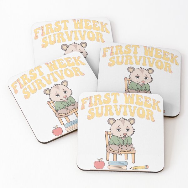 Item preview, Funny Tired Possum First Week of School Kids Art designed and sold by Yellowriversss.