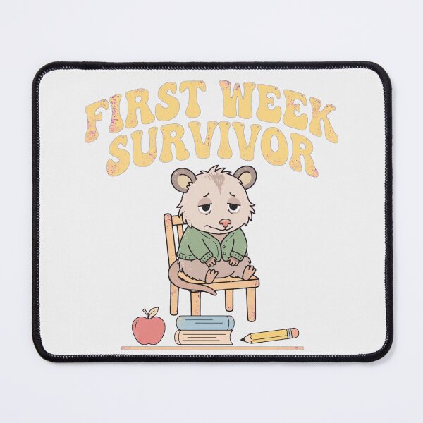Item preview, Funny Tired Possum First Week of School Kids Art designed and sold by Yellowriversss.