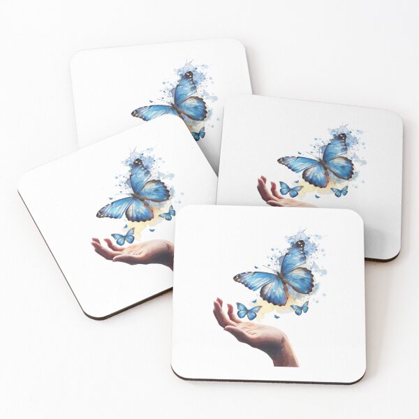 Item preview, Blue Butterfly | Elegant Nature Aesthetic Art ? designed and sold by Mandayartstudio.