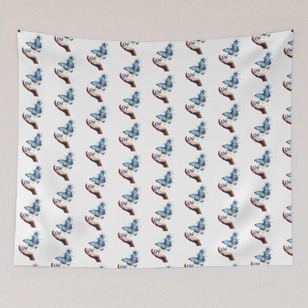 Item preview, Blue Butterfly | Elegant Nature Aesthetic Art ? designed and sold by Mandayartstudio.