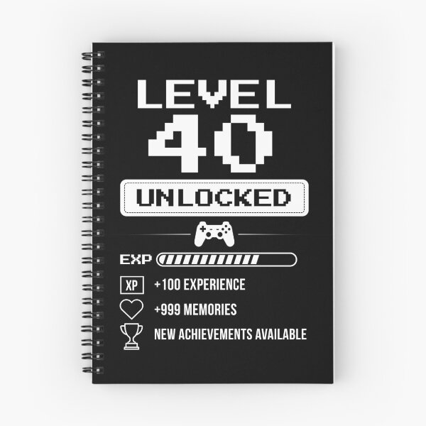 Item preview, Level 40 Unlocked birthday gift designed and sold by NumbersFort.