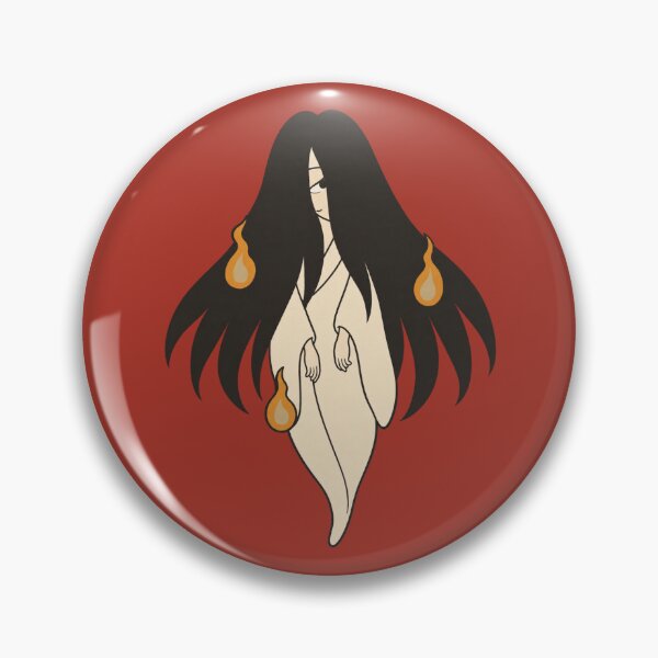 Item preview, Yurei Japanese Ghost with Soul Flames | Ukiyo-e Woodblock designed and sold by Planthem.