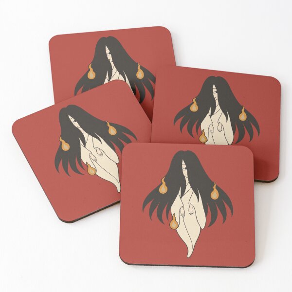 Item preview, Yurei Japanese Ghost with Soul Flames | Ukiyo-e Woodblock designed and sold by Planthem.