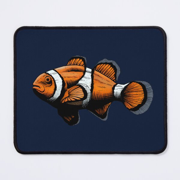 Item preview, Scared clownfish illustration designed and sold by trisfits.