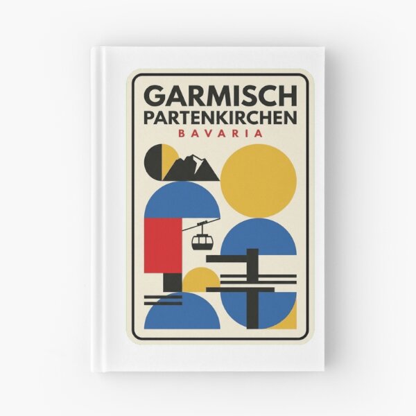 Item preview, Retro Garmisch Partenkirchen Bauhaus Geometric Skyline designed and sold by k3rstman1.