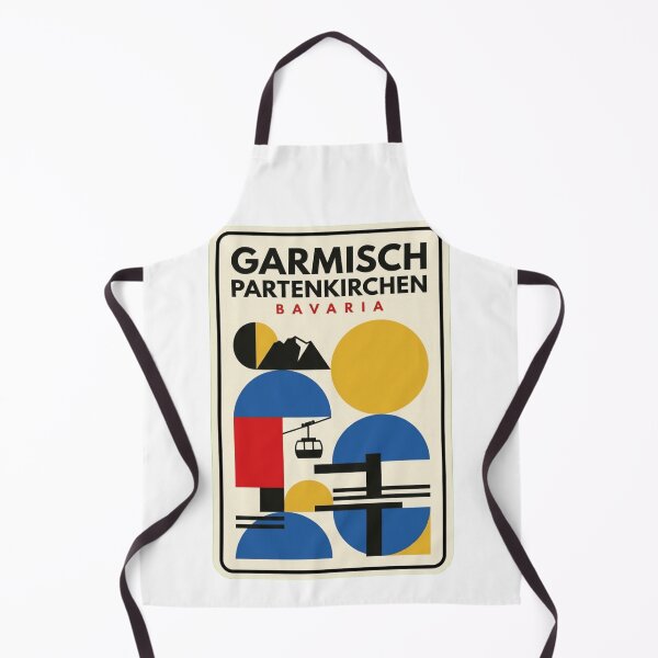 Item preview, Retro Garmisch Partenkirchen Bauhaus Geometric Skyline designed and sold by k3rstman1.