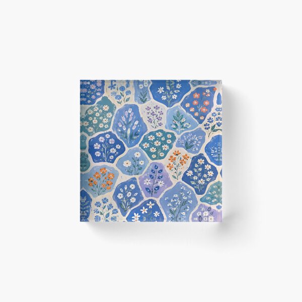 Item preview, Botanical Mosaic A Vibrant Fusion of Nature's Palette Captured in Charming Floral Patterns designed and sold by Matt_Smith.