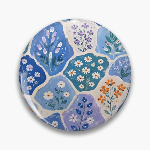 Item preview, Botanical Mosaic A Vibrant Fusion of Nature's Palette Captured in Charming Floral Patterns designed and sold by Matt_Smith.