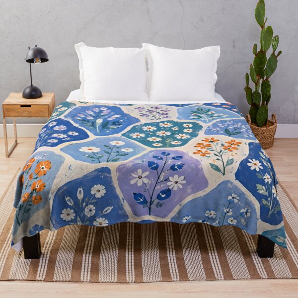 Item preview, Botanical Mosaic A Vibrant Fusion of Nature's Palette Captured in Charming Floral Patterns designed and sold by Matt_Smith.