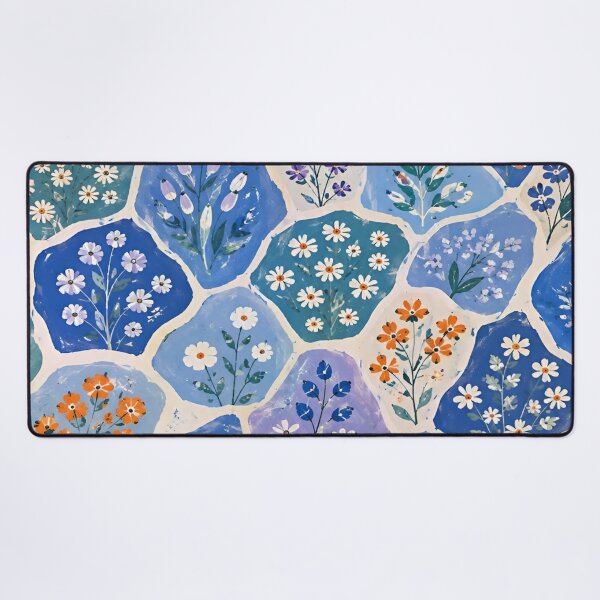 Item preview, Botanical Mosaic A Vibrant Fusion of Nature's Palette Captured in Charming Floral Patterns designed and sold by Matt_Smith.
