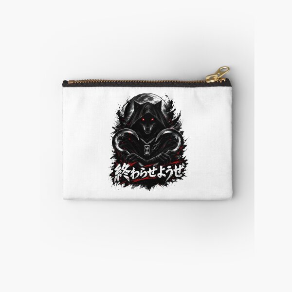 Item preview, Dark Wolf Grim Reaper – Japanese “I’m Coming for You” Horror Sticker designed and sold by RazaNocturne.