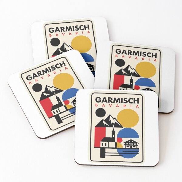 Item preview, Retro Garmisch Bauhaus Geometric Skyline designed and sold by k3rstman1.