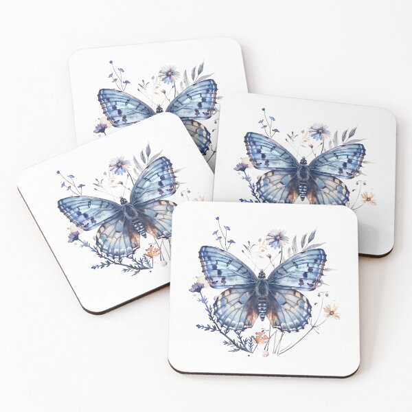 Item preview, Blue Butterfly | Elegant Nature Aesthetic Art ? designed and sold by Mandayartstudio.