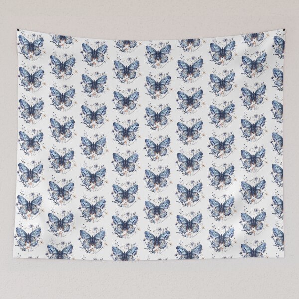 Item preview, Blue Butterfly | Elegant Nature Aesthetic Art ? designed and sold by Mandayartstudio.