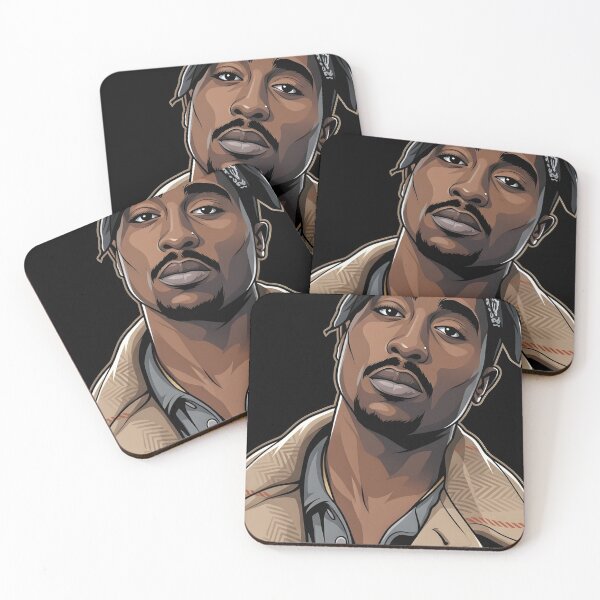 Item preview, Tupac Shakur Vector Art designed and sold by titanputra.