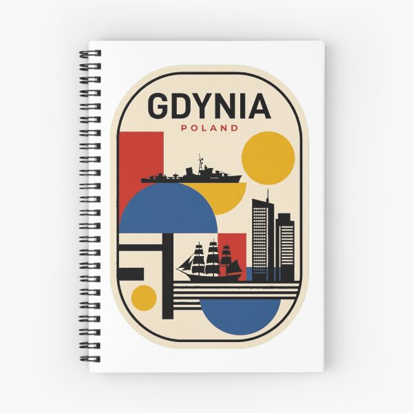 Item preview, Retro Gdynia Bauhaus Geometric Skyline designed and sold by k3rstman1.