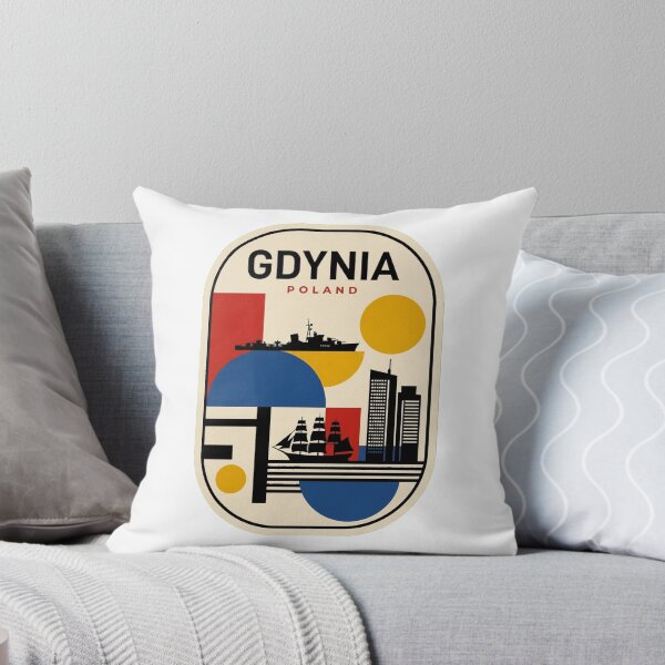 Item preview, Retro Gdynia Bauhaus Geometric Skyline designed and sold by k3rstman1.
