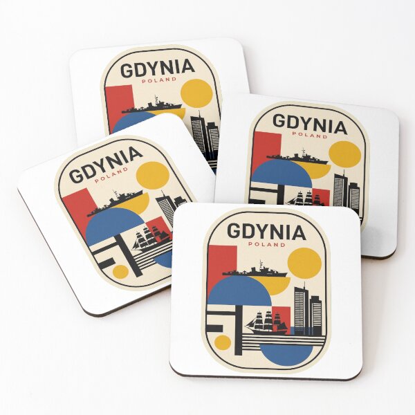 Item preview, Retro Gdynia Bauhaus Geometric Skyline designed and sold by k3rstman1.