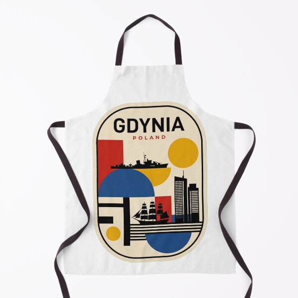 Item preview, Retro Gdynia Bauhaus Geometric Skyline designed and sold by k3rstman1.